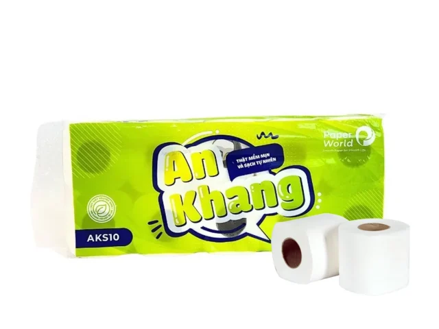 Giấy vệ sinh cuộn nhỏ An Khang Soft 10 AKS10