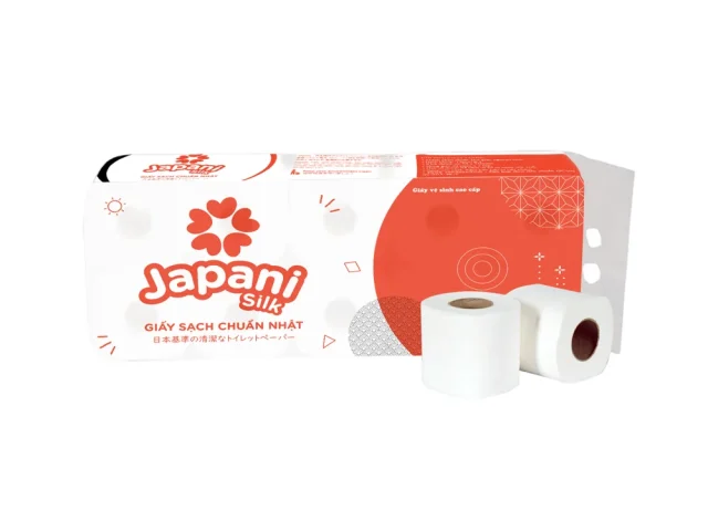 Giấy vệ sinh cuộn nhỏ Japani Silk 10 JPS10
